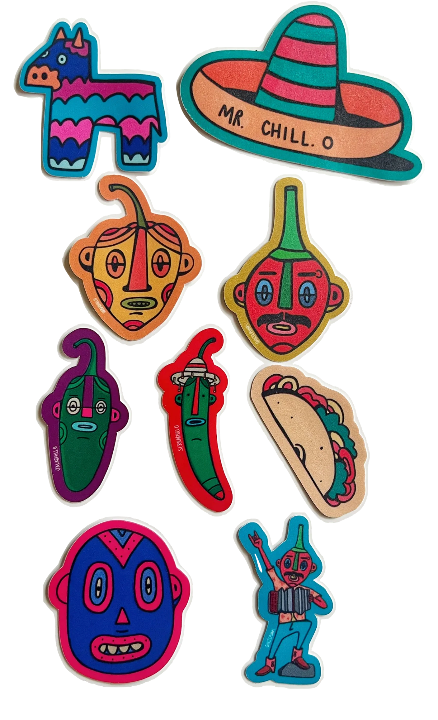 Kit Stickers Mr. Chill.o